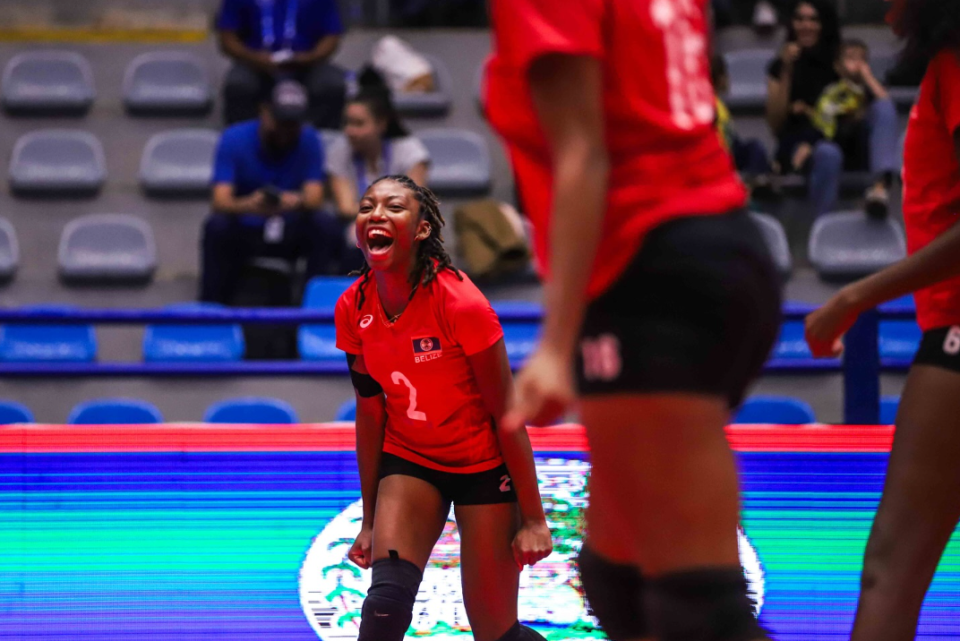 Belize takes down Honduras in Central American Games women's volleyball debut!