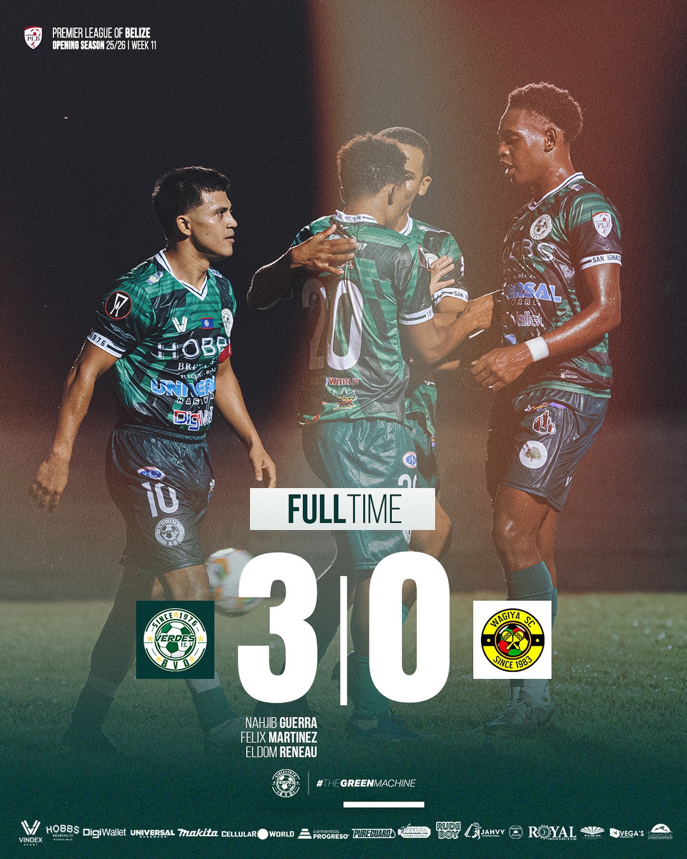 PLB: Verdes FC 3-0 Wagiya SC | PLB Week 11
